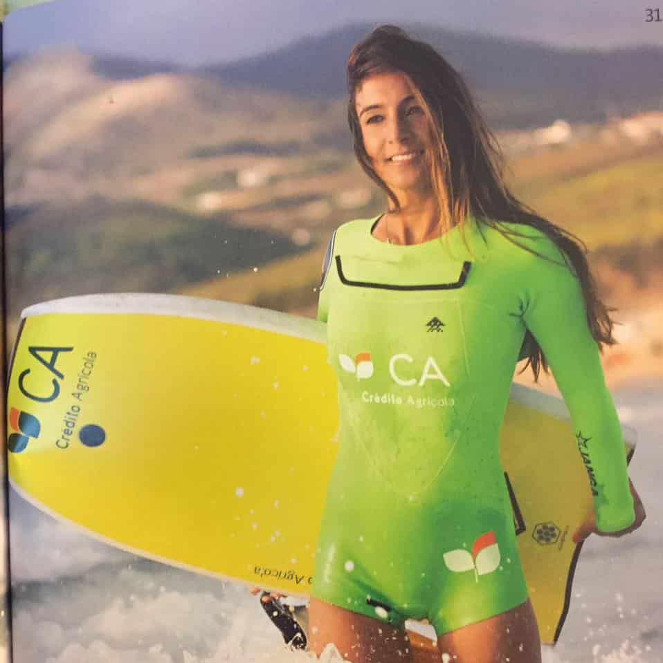 Teresa, guide de surf portugal NAzaré