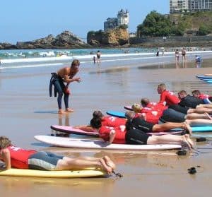 OA surfcamp biarritz stage de surf cote des basques