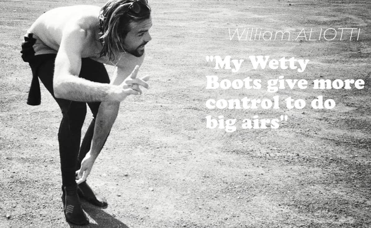 wetty surf boots, william aliotti