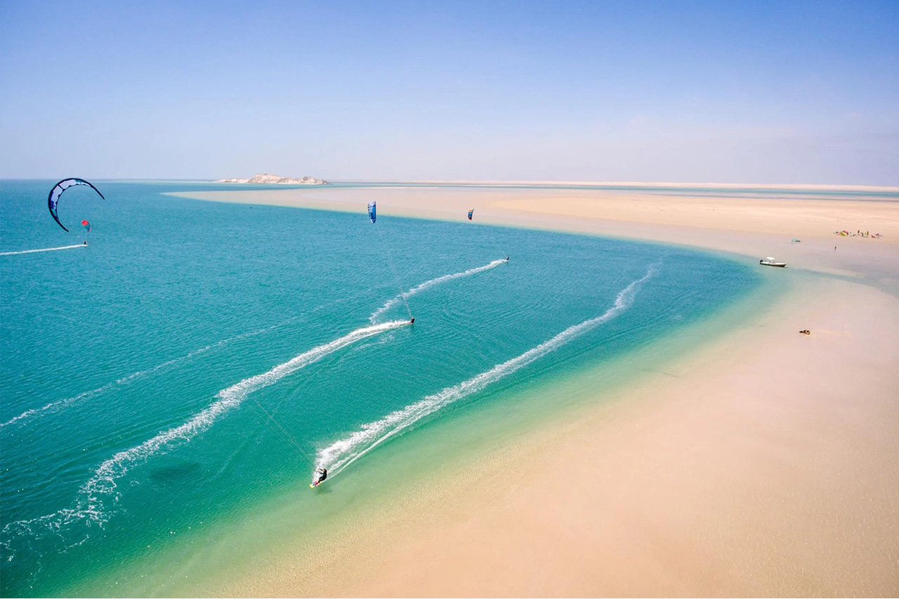 kitesurf dune blanche dakhla Maroc