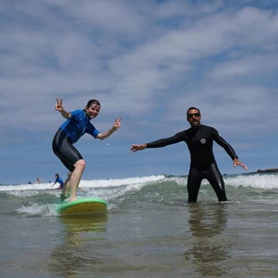 3 Premium Surf lessons in Marbella High Season