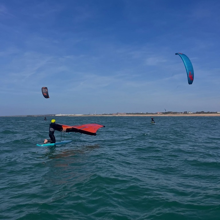 Cours particulier de wingfoil Côte des Basques
