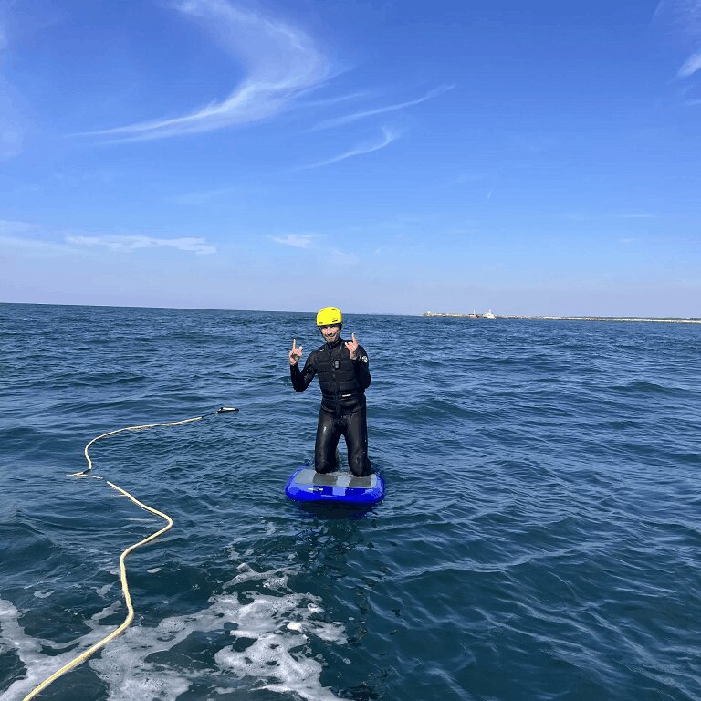 Cours particulier foil tracté Côte des Basques