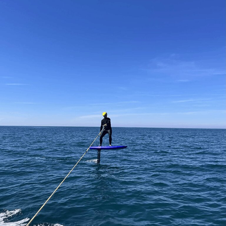 Cours duo (2personnes) foil tracté Côte des Basques