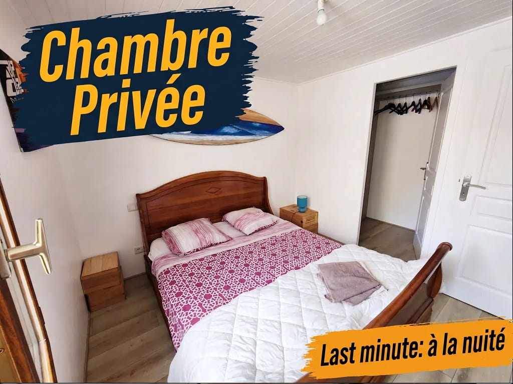 Chambre Individuelle 1 à 2 pers. Promo 10% - OA Hossegor Nature